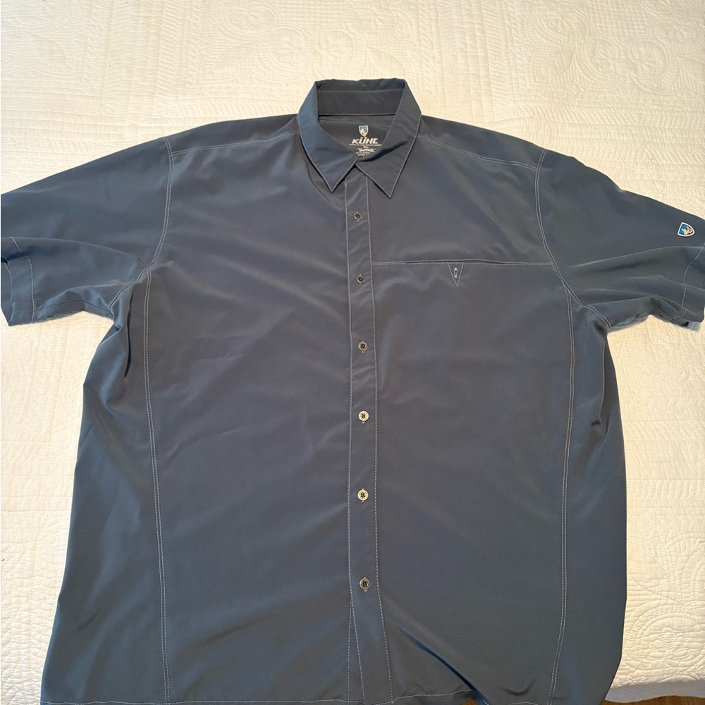 Kuhl Blue Casual Button Down Shirt for Effortless Style